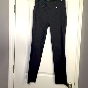 Rafaella women’s pull-on stretch pant, gray, size 8